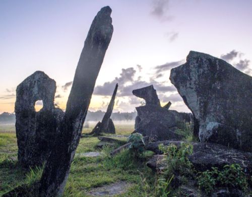 tomasorban: Calçoene menhirs, BrazilArchaeologists have discovered a pre-colonial astrologica