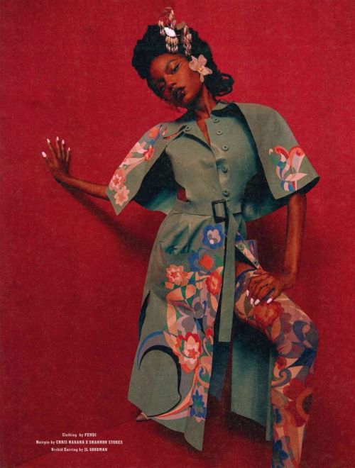 midnight-charm:Ebonee Davis photographed by Micaiah Carter for Paper Magazine