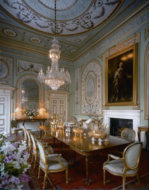 State Dining Room at Inveraray Castle, Inveraray, County of Argyll, Scotland