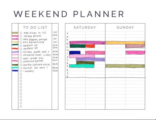 What Are Your Plans For The Weekend wingardium leviosa - Weekend Planner Printable How To Use First write...