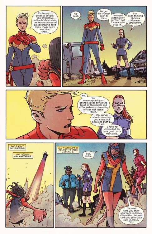 See Kamala? Carol doesn’t care about you, or anything, the only thing she cares is that “she is right” not only that, but there was all those “red flags” telling you that doing this was a bad idea, but you still did, and you put your friends