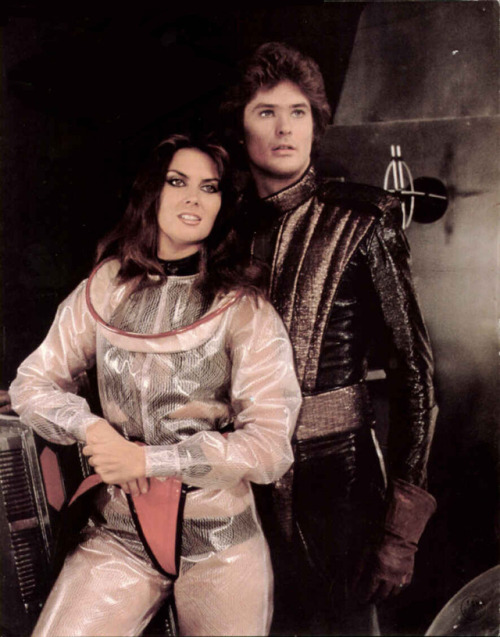 theactioneer: Caroline Munro & David Hasselhoff, Starcrash (1978)