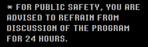 nochocolate:  Please respect Toby Fox’s wishes and do not talk about the contents of the program until 1PM GMT/ 9AM ET on November 1st.