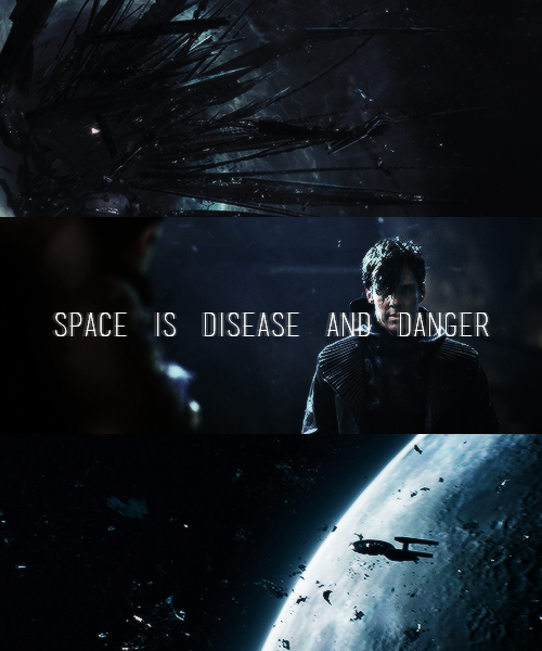 natasharomanff:Star Trek Meme: four colours (&frac34;) black: colour of power, fe