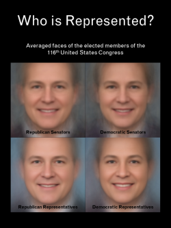 siderealsandman:  datarep: Averaged Faces of Members of the 116th United States Congress It’s him, Gerry Mandering  The quadruplets of evil.