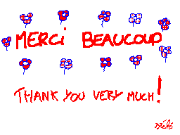 k-eke:  I wanted to thank you all for your love !!!! Un énorme merci pour tout !!!