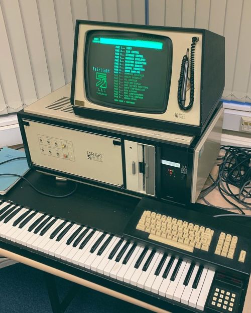 command-line-computer-virus:early 1980s series I or II Fairlight CMI at Keele University Music Produ