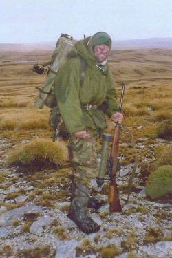 colonel-kurtz-official:  A Royal Marine marksman during the Falkland Islands War.