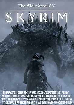 miboleonardo:  Skyrim movie posters Inspired by [x] 