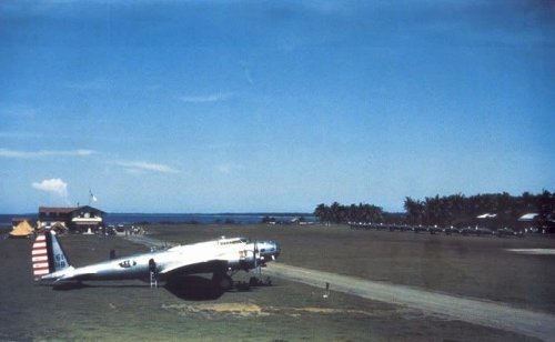 A B-17D at Iba Field, Luzon, October 1941