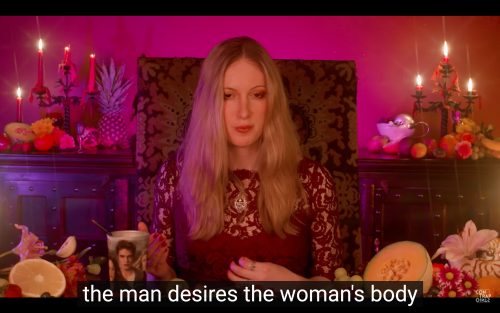the man desires the woman's body