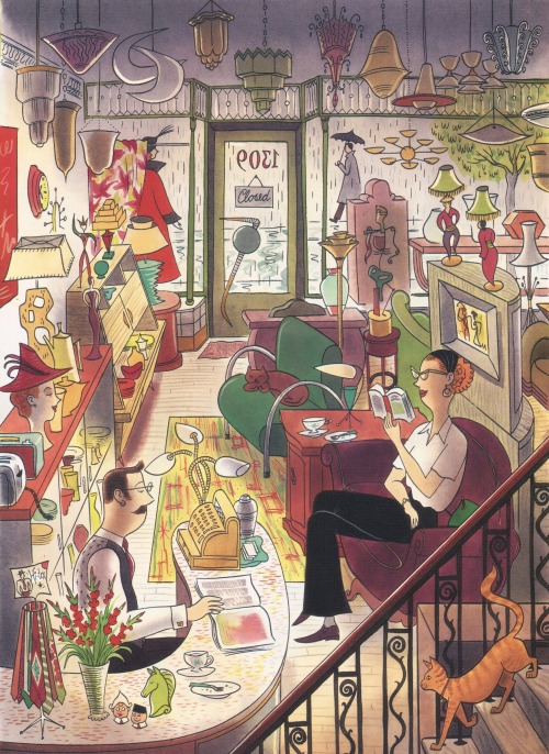 Maurice Vellekoop illustration, 1990s