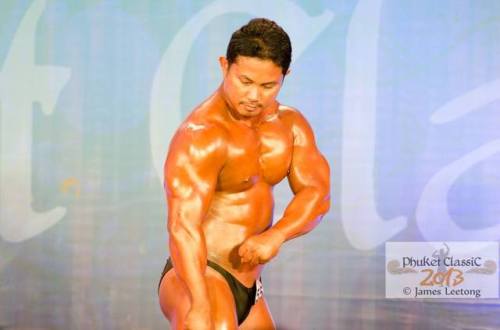 mukimukithai: Medium bear Thai Navy muscle - Beer Nakarin Yooyong