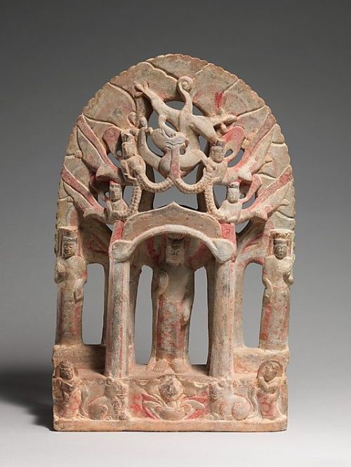 Votive Stele with Buddha and BodhisattvasPeriod: Northern Qi dynastyDate: mid- 6th centuryCulture: C