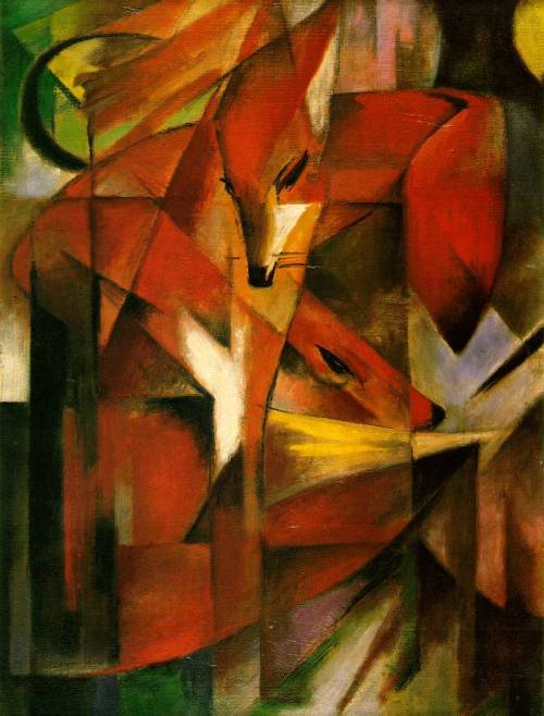 The Foxes, Franz Marc (1913) 