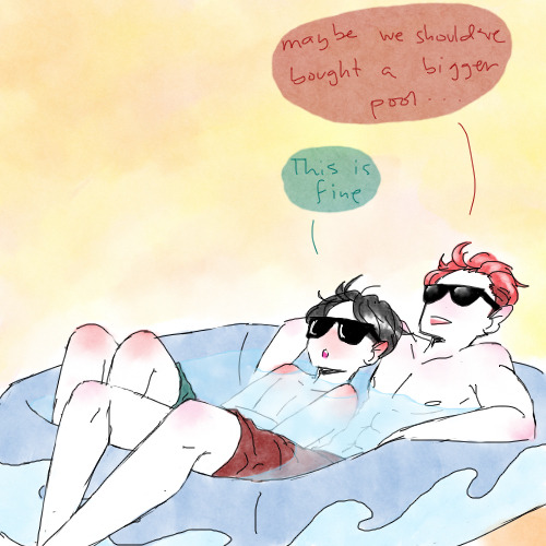 askparkbyun:  they’d buy an inflatable kiddie pool and chill on the roof top