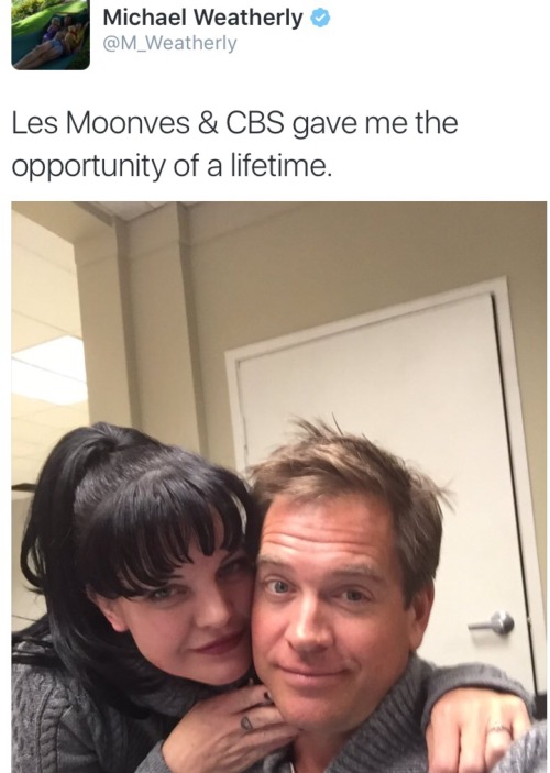 classicdinozzo:Michael Weatherly announces his departure from NCIS.