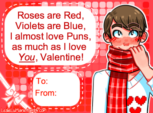 leslielumarie:The GameGrumps Valentine Day Cards are Finished! I like how they turned out! If a