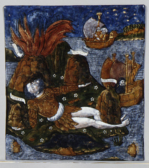 Limoges enamels illustrating events from Virgil’s Aeneid by the Master of the Aeneid, c. 1530-35; Fr