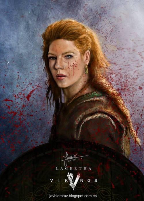 Lagertha Vikings fanart  Art by Francisco Javier Cruz Domínguez (Javhier Cruz)    j