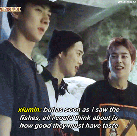 [travel The World On Exos Ladder Season Two] Sehun And Xiumin Wants To Eat The Fishes At An Aquarium