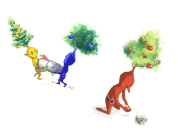 jasonlupas:  Put all of my Pikmin fan art