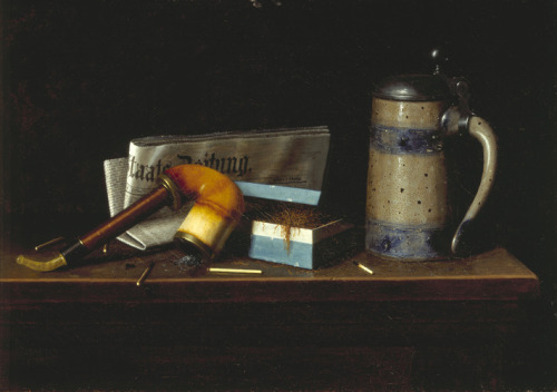 With the “Staats Zeitung”, William Michael Harnett, 1890, Saint Louis Art Museum: Americ