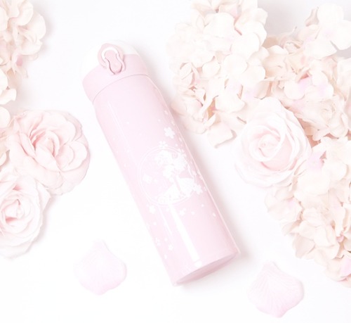♡ Pink Sakura Stainless Steel Thermos - Buy Here ♡ Discount Code: honey (10% off any purchase!!)