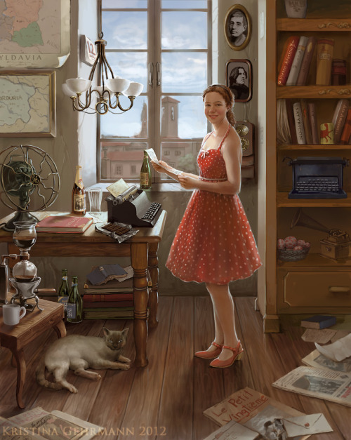  A fancy retro-style selfportrait :D Lots of Tintin Easter eggs hidden here, which ones can you spot