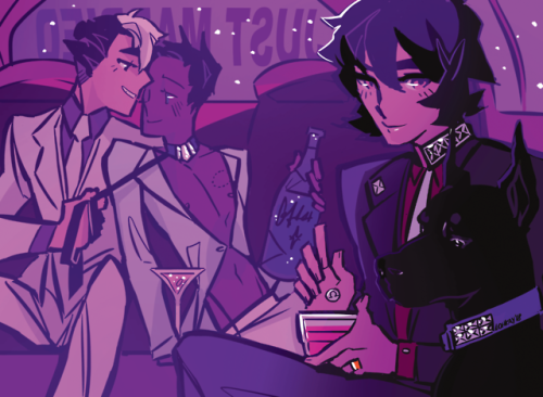 Some filthy dirty ABO smut from a really great Voltron ABO zine. I forgot to upload these after all 