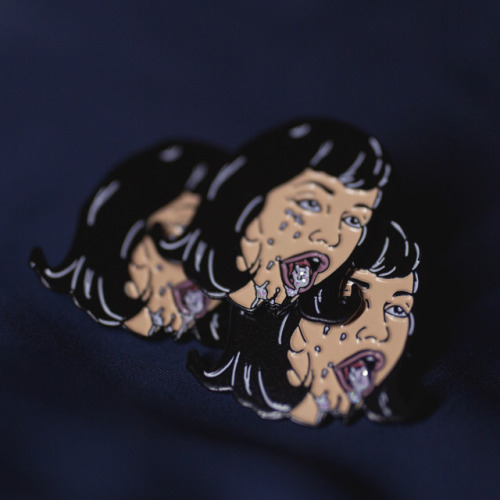 Hey babes! My glitter jizz pins are now available online for you to acquire! I only have 100 so get 