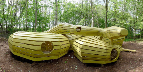 sixpenceee:  Playgrounds in Denmark created by Monstrum, a company that designs and produces unique playgrounds with a focus on artistic, design-related and architectural quality. (Monstrum Website)