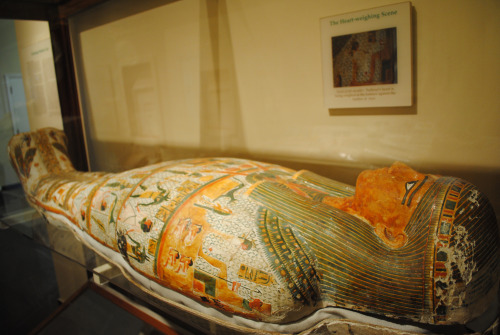 Mummy case of Padimut, a wab-priest and metal engraver in the Temple of Amun-Re at Thebes during the