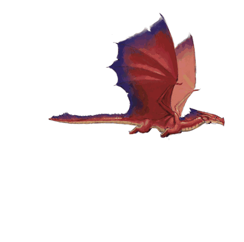 petermorwood:Todd Lockwood’s amazing animations of dragons in flight. The red dragon is conven