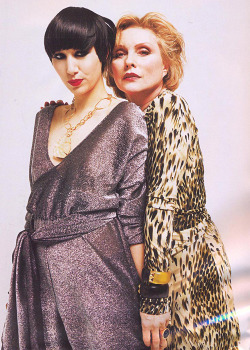 therealmickrock:  Two iconic ladies! Karen O and Debbie Harry – NYC, 2006 