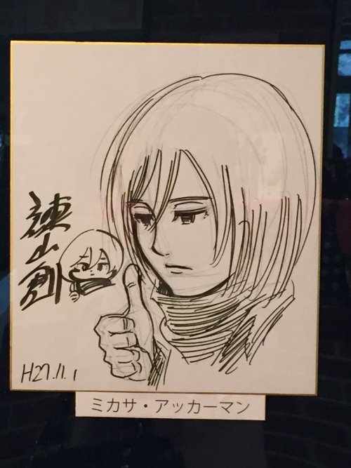 A selection of Isayama Hajime’s Ackerman sketches!   (ღ˘⌣˘ღ)  Check out Asano Kyoji’s Ackerman sketches here!