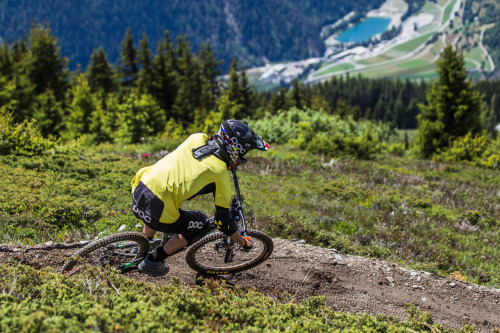 jakobsanne:  Epic view from the trail in Verbier.