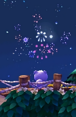 splatoon-inked:  Villagers enjoying the fireworks!