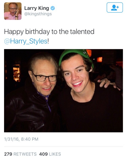 littleblackdress93: Harry’s birthday wishes Part 1 (Part 2)