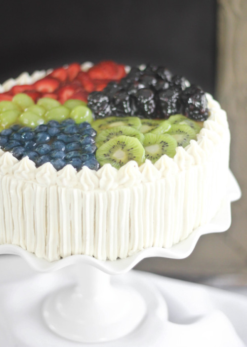 Porn do-not-touch-my-food:  White Cake with Fruit photos