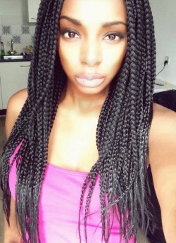 rhaimadeenisha:  Me and my braids. Rhaïma