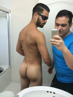 Okay, so why is this guy always taking pics with these people? He so random and out of place&hellip;.. Is he doing them or something not trying he rude or anything it&rsquo;s just ew but nice ass on the other guy tho