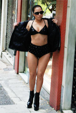 ladyxgaga:  September 20th, 2014: Out and about in Athens, Greece 