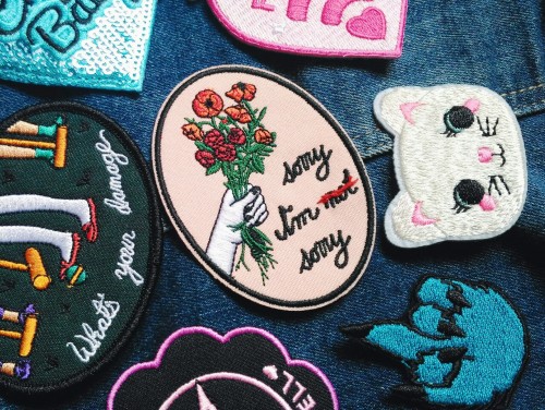 opal-sloth: .pretty patches I’ve been asked where I bought all of these but so many people already