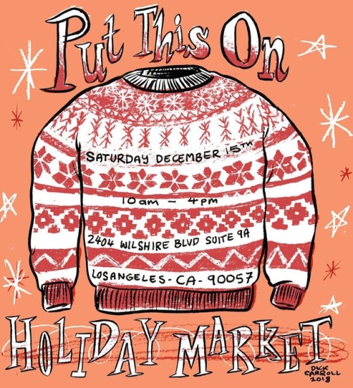 The PTO Holiday Market is on Saturday the 15th! Come join us, SoCal!