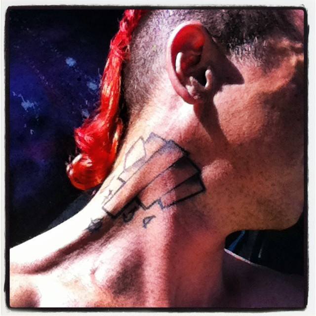 This tattoo represents my Fuck The World outlook... - TRANSFORMING TO THE  NEXT CHAPTER...