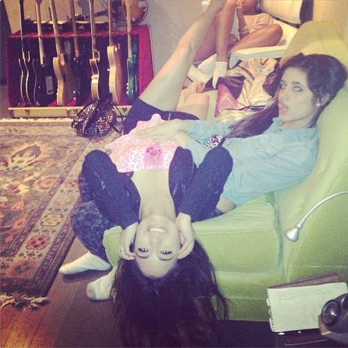 5hforever: fiveshadesofharmony: Fifth Harmony’s first day in the studio 2/16/13 So many feels 