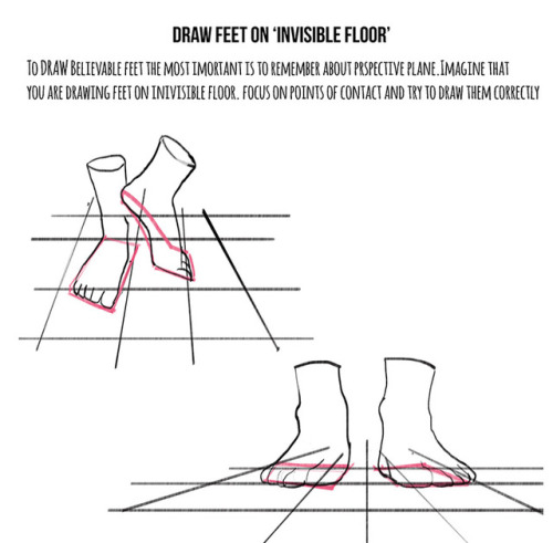 art-res:kasiaslupecka:Weekly anatomy tip!This week I tackle feet. I know how many of you asked for i