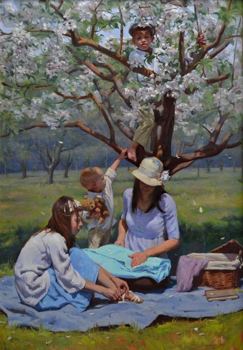 Albin Veselka, Spring in Full Bloom