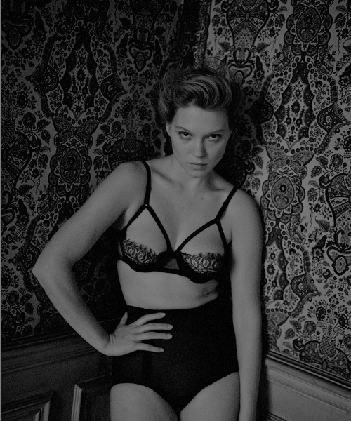canufeelthesilence:  léa seydoux by peter lindbergh for interview magazine   
